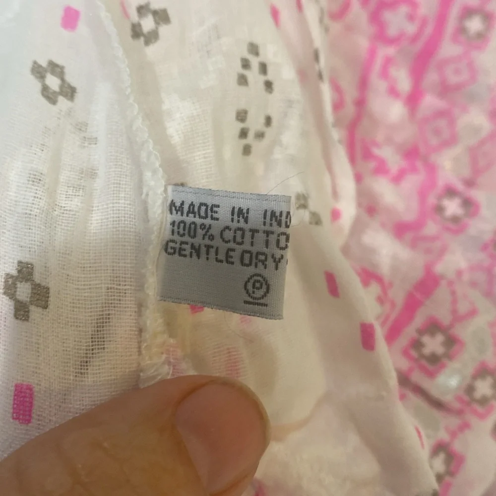 Juliet Dunn White Mini Dress with Pink Embroidery - Picture 7 of 9